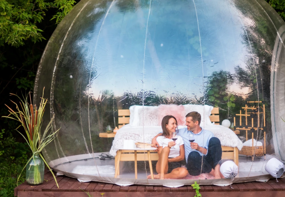 outdoor bubble tents